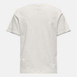 Tee shirt poche avant karen avec surpiques Femme ONLY