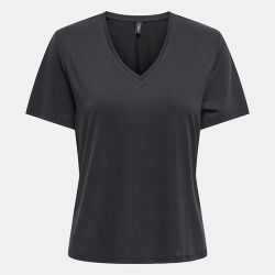 Tee shirt hannah regular fit décolleté V humus Femme ONLY