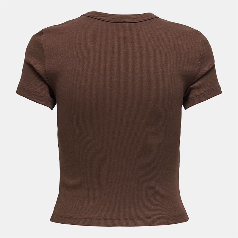 Tee shirt basique col rond coton bio Femme ONLY