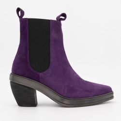 Bottine a talon violet sumito t35/t41 Femme EXIT