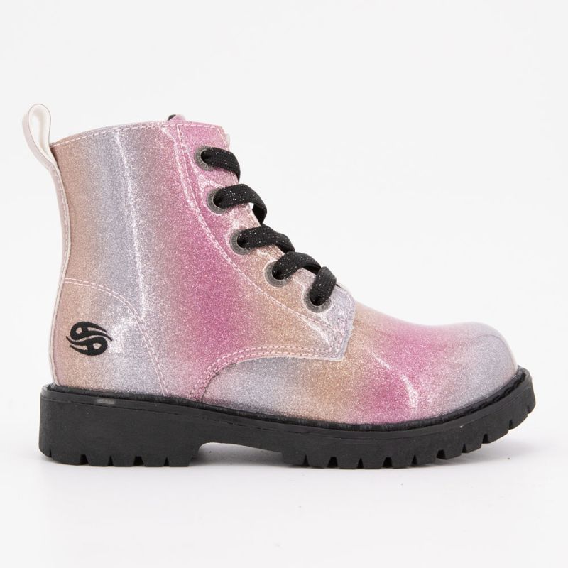 Botine metallic rosa 53ca711680769 t26/32 Enfant DOCKERS BY GERLI