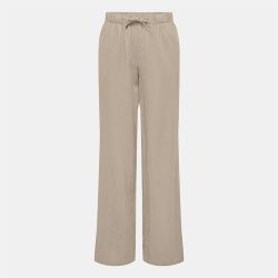 Pantalon en lin fermeture cordon Femme ONLY