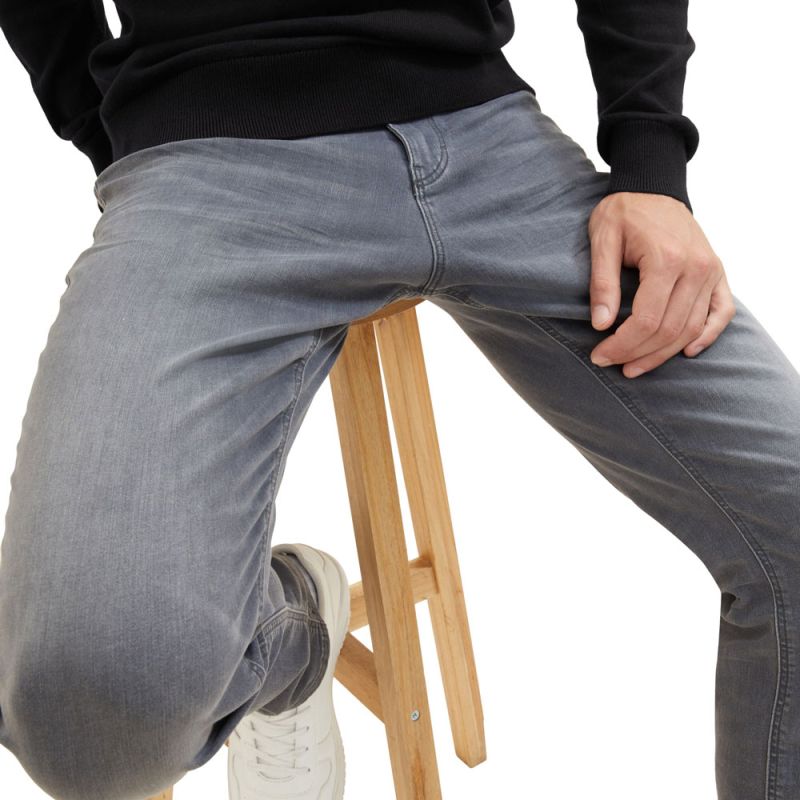 Jeans grey denim 10210 josh 1021161 Homme TOM TAILOR