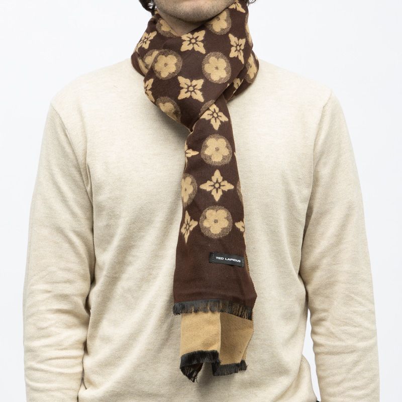 Echarpe imprimee 30x190cm lyam Homme TED LAPIDUS