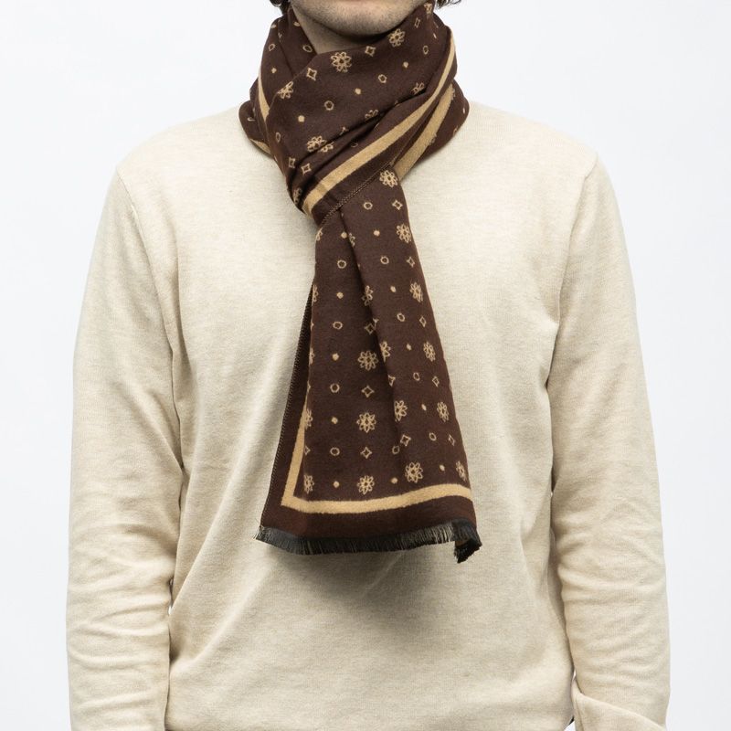 Echarpe imprimee 30x190cm lyam Homme TED LAPIDUS