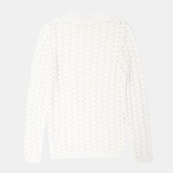 Pull col montant blanc miley maille fine Femme LA PETITE ETOILE