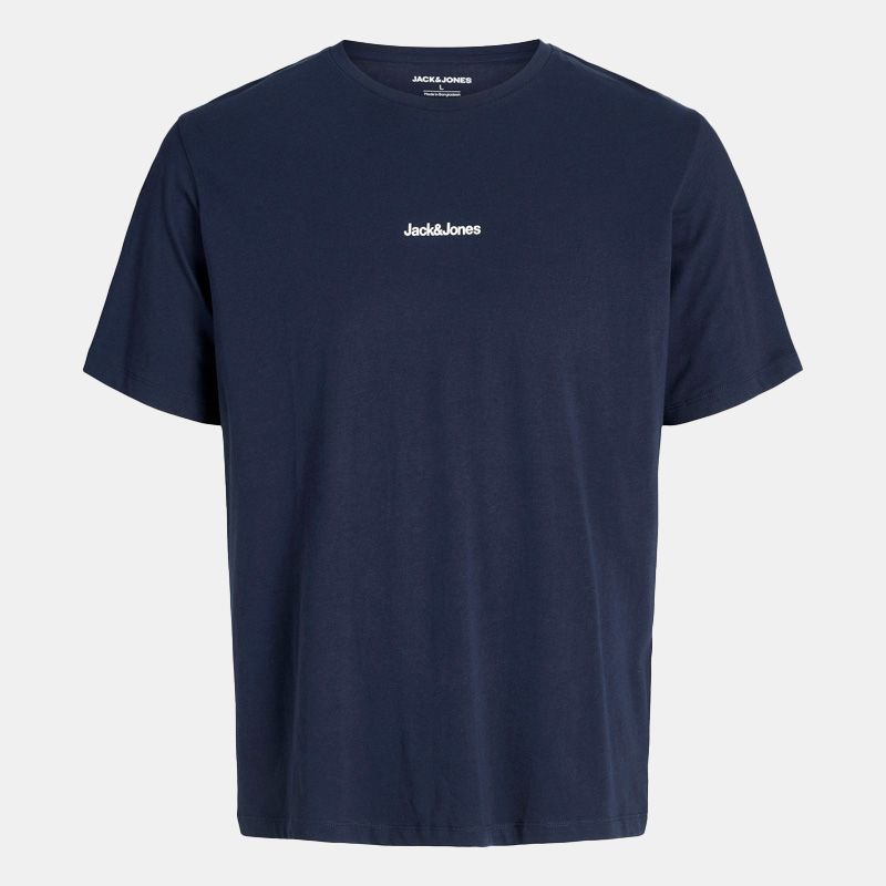 Tee shirt coton mine crew imprimé triangle avec montagnes Homme JACK & JONES Tee shirt coton mine crew imprimé triangle avec montagnes Homme JACK & JONES