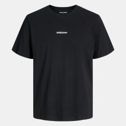 Tee shirt manches courtes mine noir imprimé paysage Homme JACK & JONES