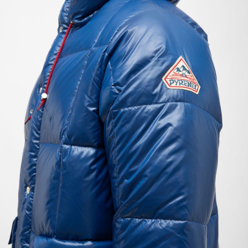 Doudoune capuche l'audoubert brillante avec poches Homme PYRENEX