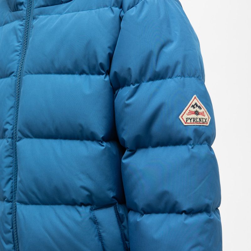 Doudoune capuche spoutnic smooth pacific Enfant PYRENEX