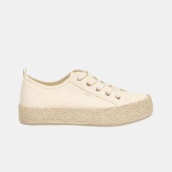 Baskets espadrilles en toile couleur unie Femme ONLY