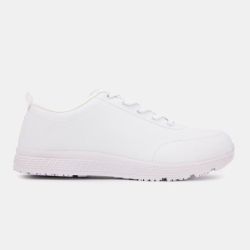 Basket blanche en toile t40/46 Homme SCHOLL