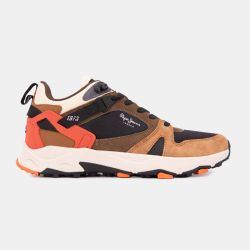 Baskets james urban cognac lacets noir Homme PEPE JEANS