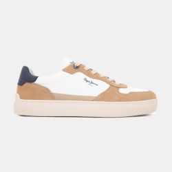 Baskets camden nature suédine marron clair Homme PEPE JEANS