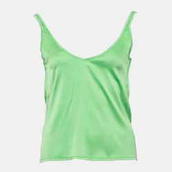 Caraco satiné light green col v Femme DIXIE