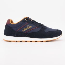 Basket navy burgundy tan sopf 1089 t41/46 Homme ELLESSE