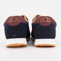 Basket navy burgundy tan sopf 1089 t41/46 Homme ELLESSE