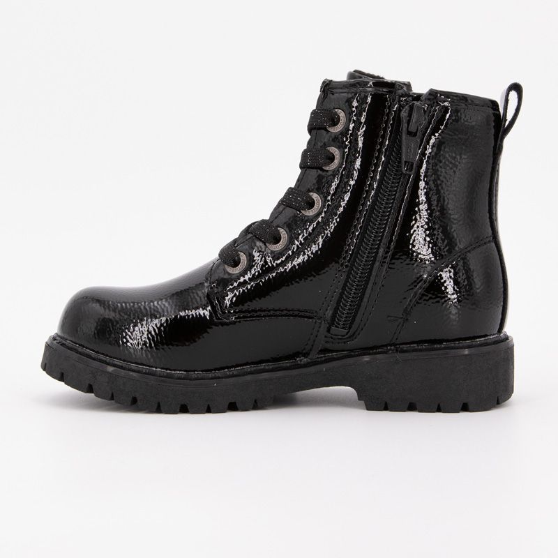 Bottine montante patent black 53ca710670100 t25/32 Enfant DOCKERS BY GERLI Bottine montante patent black 53ca710670100 t25/32 Enfant DOCKERS BY GERLI