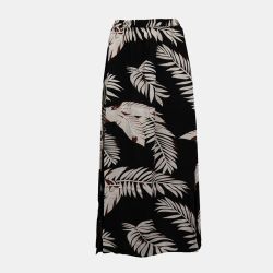 Jupe longue taille haute imprimé feuilles Femme VERO MODA