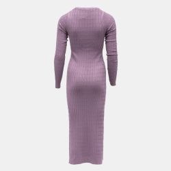 Robe maxi maille torsadée col rondFemme BILL TORNADE Robe maxi maille torsadée col rondFemme BILL TORNADE
