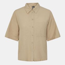 Chemise manches courtes uni Femme PIECES