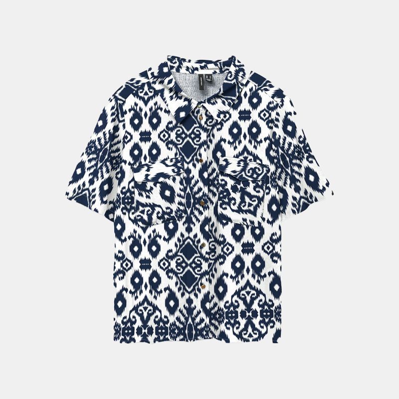 Chemise easy avec imprimé éthnique navy Femme VERO MODA