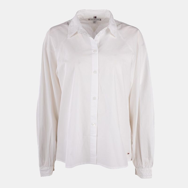 Chemise blanche regular 100% coton Femme TOMMY HILFIGER