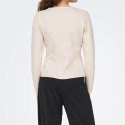 Cardigan jdyprime white cap grey 15347276 4428 Femme JDY