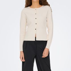Cardigan jdyprime white cap grey 15347276 4428 Femme JDY
