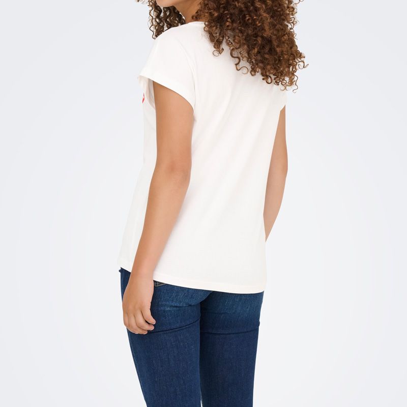 Tee shirt onlamber cloud dancer 15362091 4440 Femme ONLY