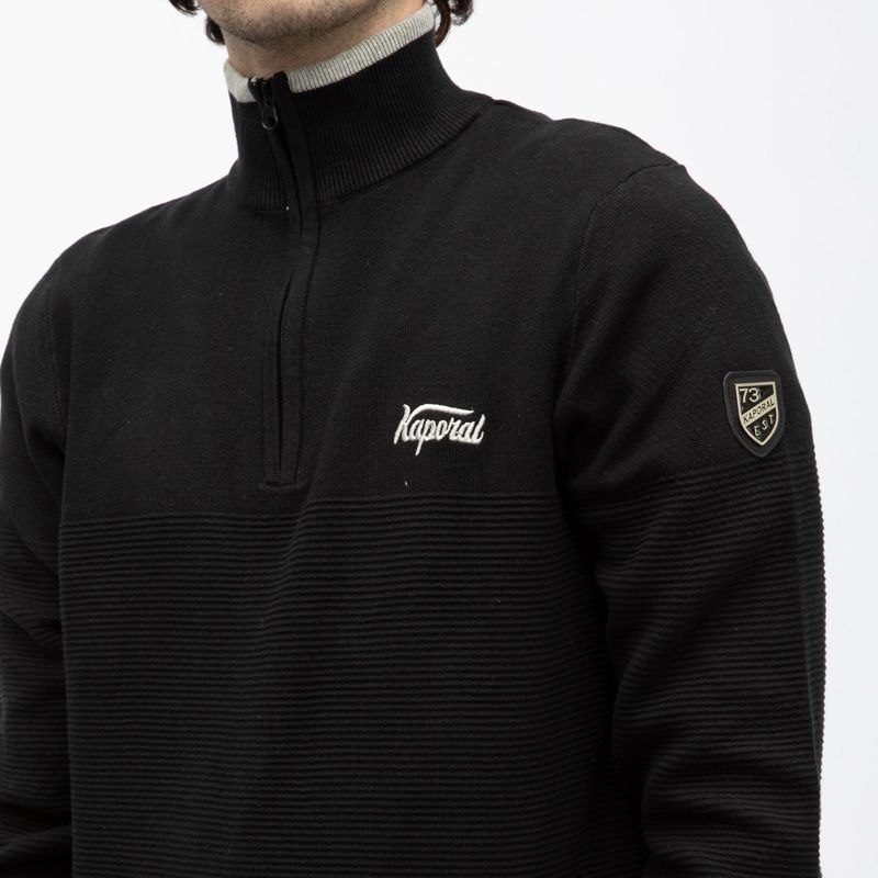 Pull demi zip edmond Homme KAPORAL