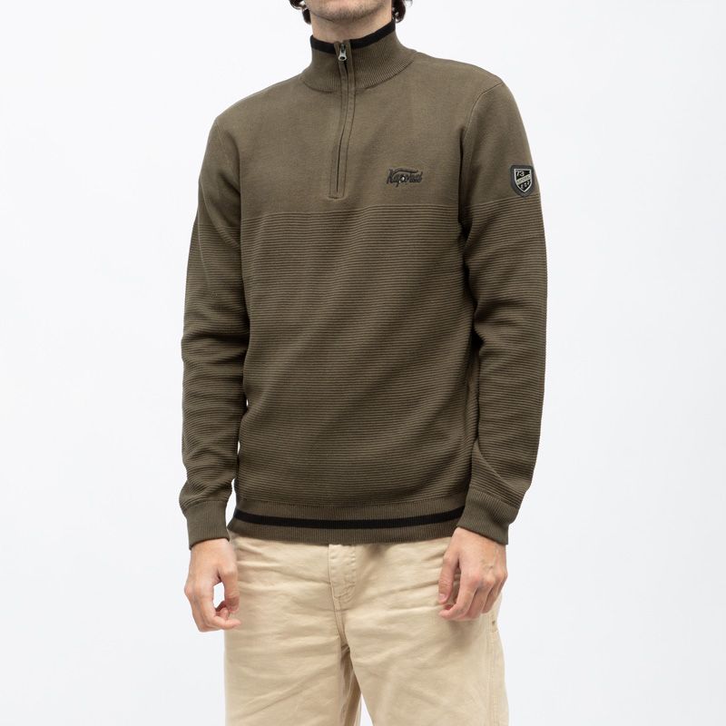 Pull demi zip edmond Homme KAPORAL