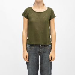 TEE SHIRT MC GLITTER BLACK P118W