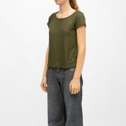 TEE SHIRT MC GLITTER BLACK P118W