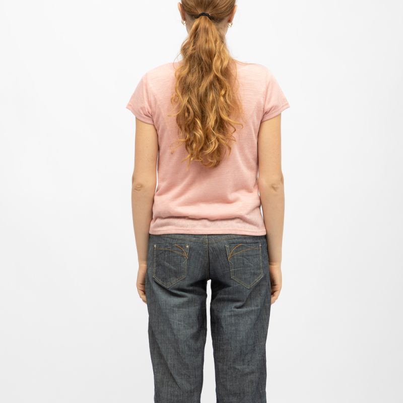 TEE SHIRT MC GLITTER BLACK P118W TEE SHIRT MC GLITTER BLACK P118W