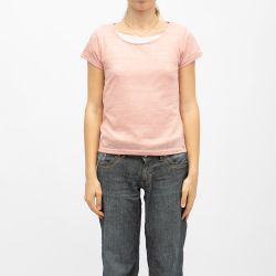 TEE SHIRT MC GLITTER BLACK P118W