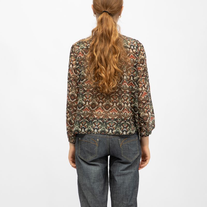 CHEMISE ML CYRIELLE KHAKI 04V401W