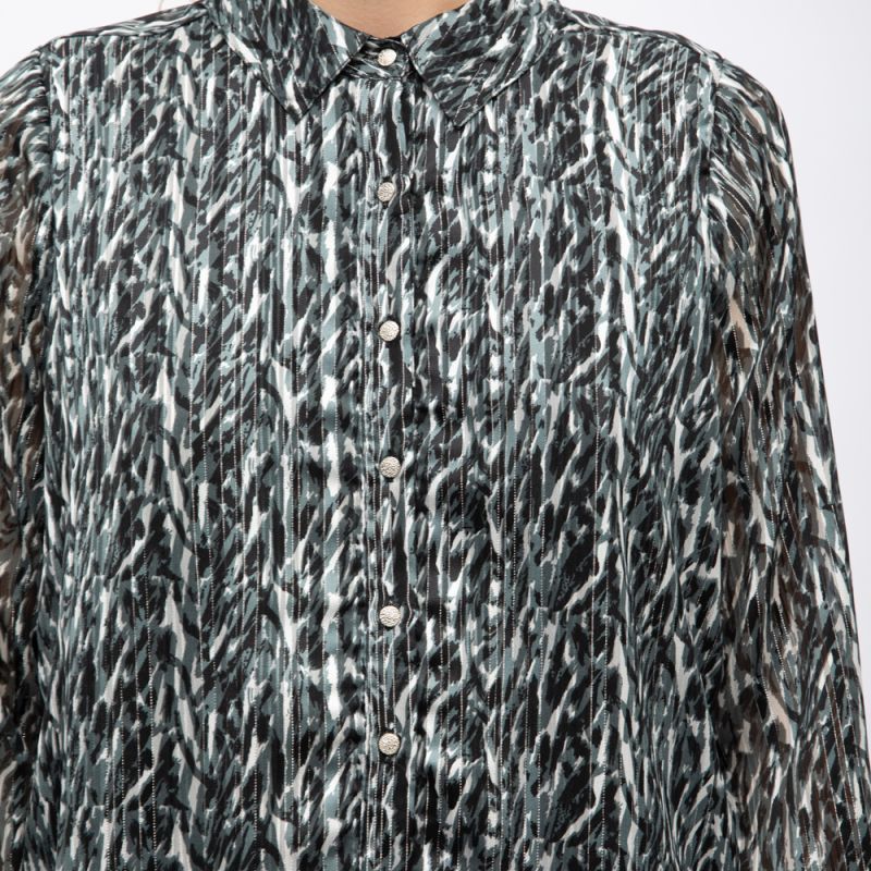 CHEMISE ML ANNIKA GREY 04V416W