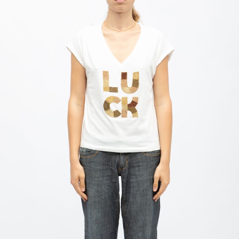TEE SHIRT MC LOCKY OFF WHITE 04V152W