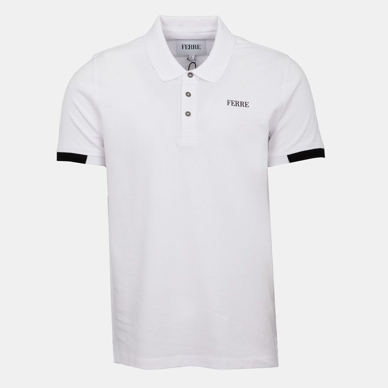 Polo Gianni à boutons coton texturé Homme GIANFRANCO FERRE