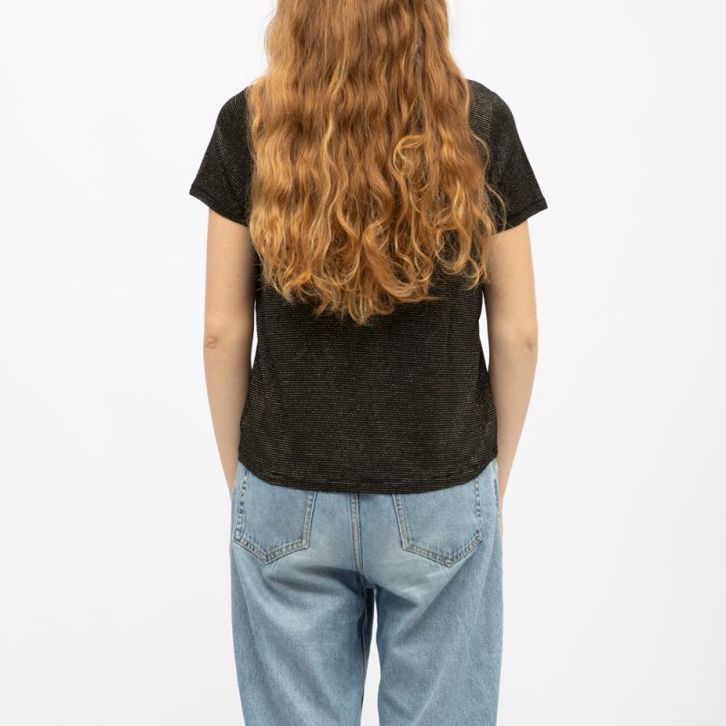 Tee shirt mc oxane black 04v123w Femme DEELUXE 74 Tee shirt mc oxane black 04v123w Femme DEELUXE 74