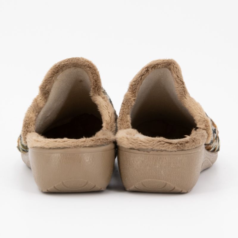 PANTOUFLE 65048 W 130 NEGRO CENIZA T36-41