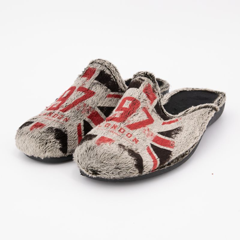 Pantoufle mod. 20510 london negro t36-41 Homme BONADONA