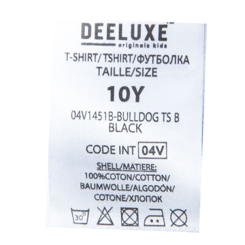 Tee shirt mc bulldog black 04v1451b Enfant DEELUXE 74