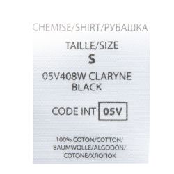 Chemise black claryne 05v408w xs/xxl Femme DEELUXE 74