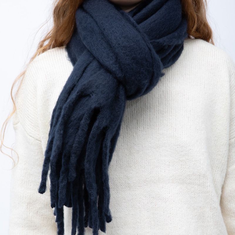 Echarpe 50x210 cm marine man-ff-252625 Mixte MANOUKIAN