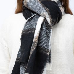 Echarpe 70x200 cm navy man ff 224058 Mixte MANOUKIAN