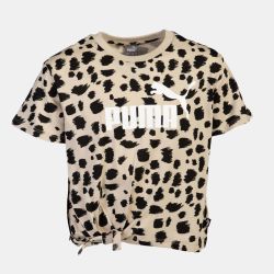 Tee shirt imprimé tacheté à nouer Fille, Enfant PUMA