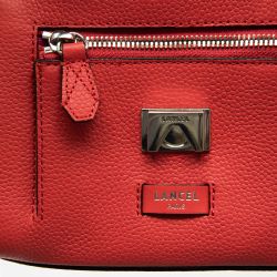 Sac rabat s cuir lisse 22x20x8cm Femme LANCEL