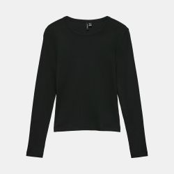 Tee shirt vmfolia black 10338982 4457 Femme VERO MODA
